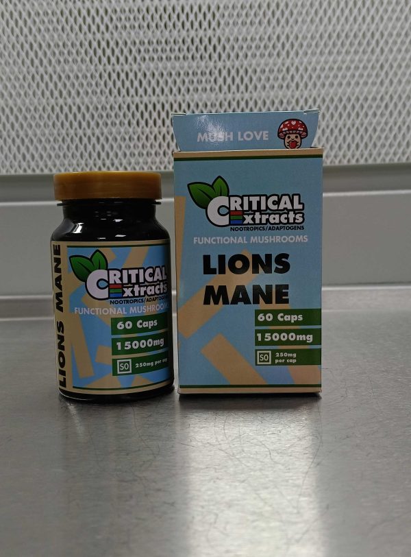 Lion’s Mane Extract Capsules – 60 Capsules (250 mg Per Capsule)
