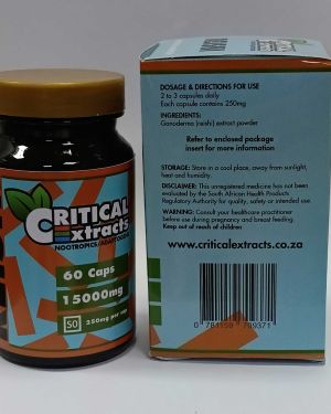 Reishi Extract Capsules – 60capsules (250mg per capsule)